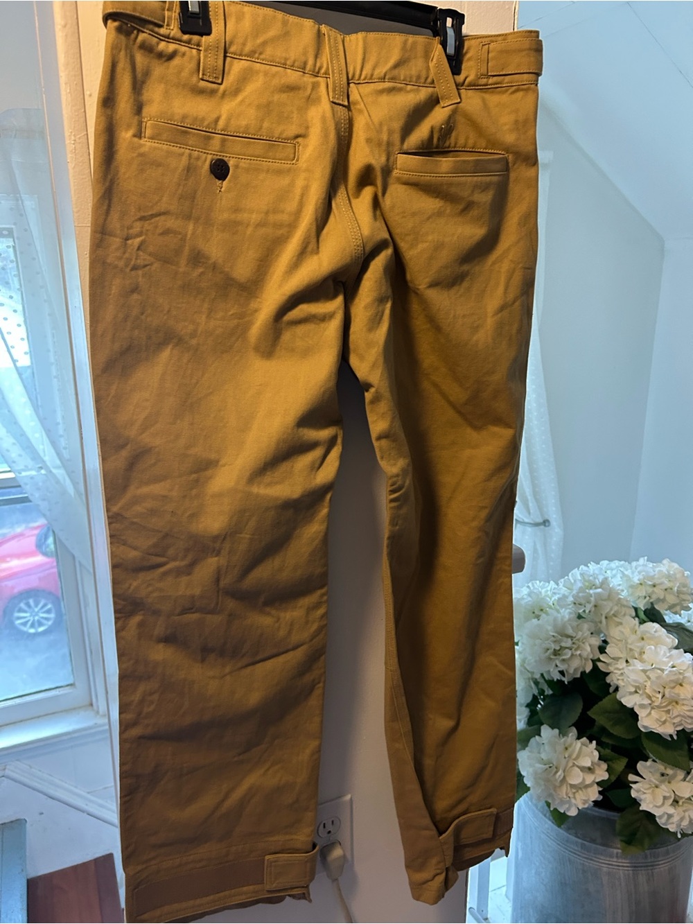 NWT AVERY HERITAGE Work Pants in Khaki Brown, Adjustable Ankles and Waist, TOUGH - Picture 4 of 16